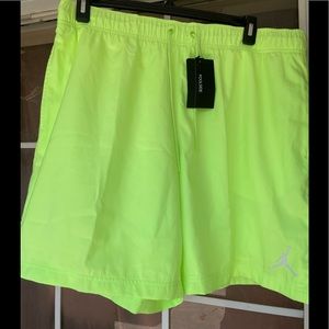 NWT Nike Air Jordan Jumpman Poolside Shorts Mens Sz XL CZ4751-358 Ghost Green